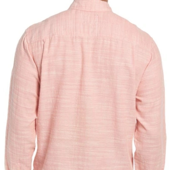 Rails Wyatt Classic Fit Button Up Shirt in Watermelon size M - Picture 4 of 5